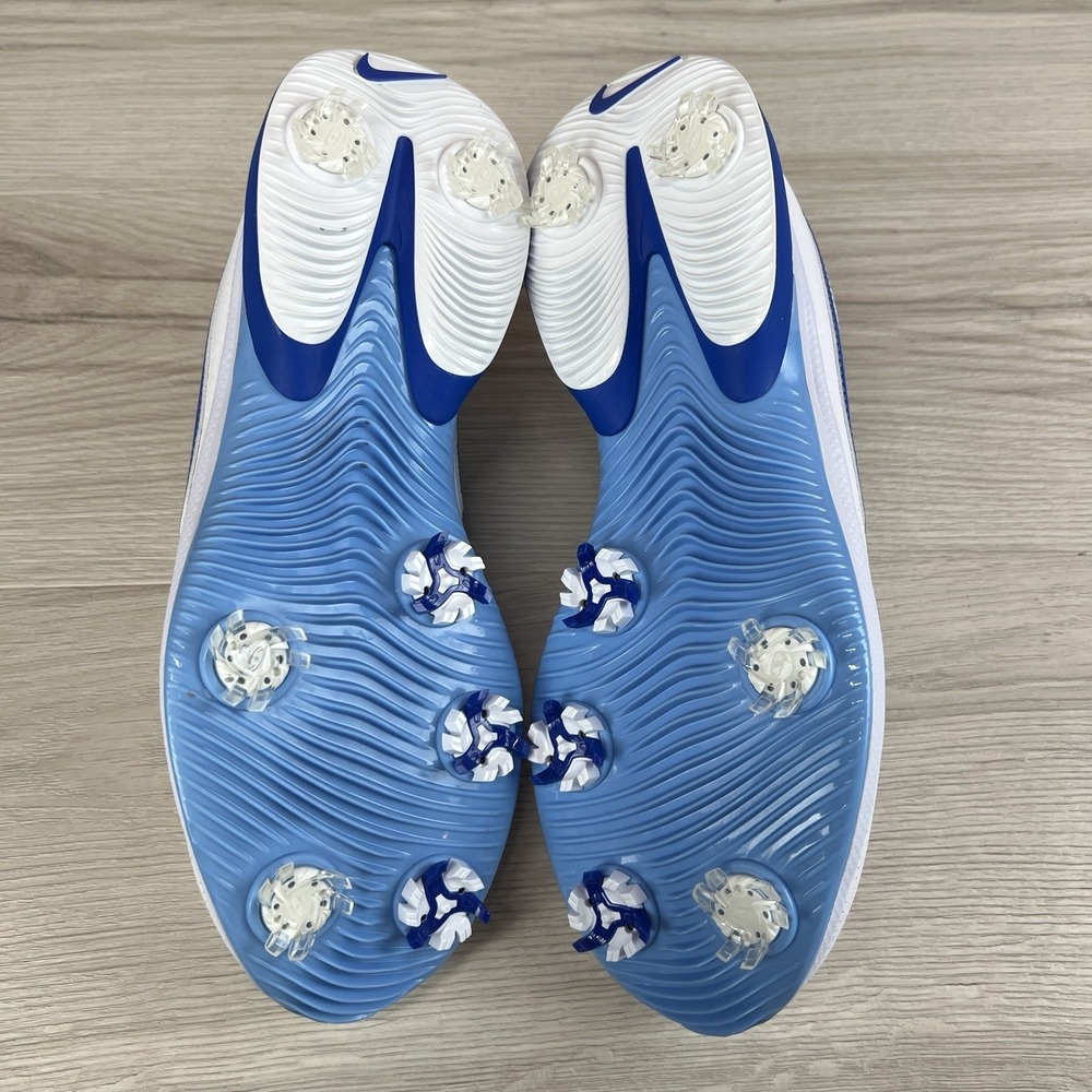 Nike Air Zoom Victory Tour 3 Golf Shoes Mens Size 9.5 White Blue DX9025-144 - Picture 8 of 9